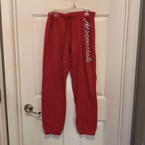 Aeropostale red sweat joggers